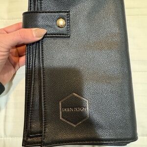 Fawn Design Black changing pad clutch